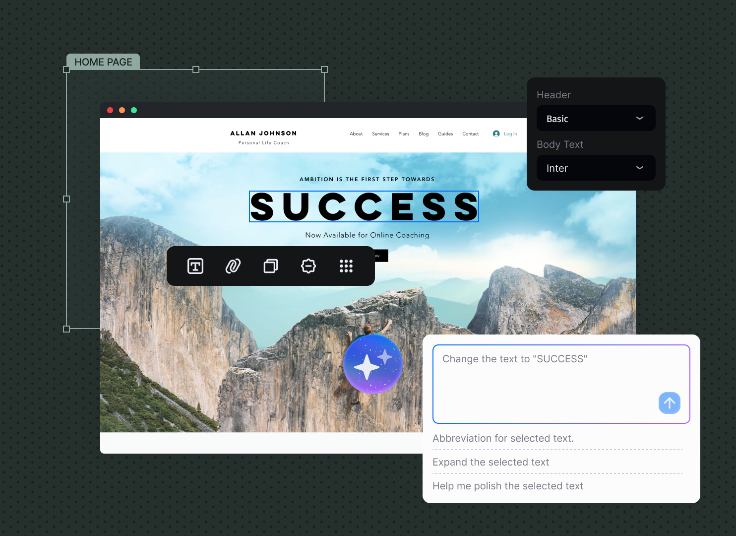 DevEase Interface